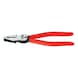 KNIPEX Pince universelle extra robuste 200&nbsp;mm, t&ecirc;te polie, poign&eacute;e en plastique - Pince universelle extra robuste avec manchons de pr&eacute;hension surmoul&eacute;s - 1