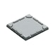 AQURADO Deksel, transparant 4400 96 x 96 x 15 mm - Deksel, transparant - 1