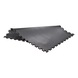 ergolastec workplace mat with non-slip diamond surface structure, type J - Workplace mat made of nitrile rubber, oil-resistant and flame-retardant - 1