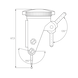 TESA TECHNOLOGY INTERAPID comparatore a leva, graduazione 0,01&nbsp;mm, 37,5&nbsp;mm, verticale - Comparatore a leva - 3