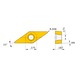 MITSUBISHI MATERIALS NP-VBGW160402GA2 BC8120 MITSUBISHI, WSP, Drehen, CBN - VBGW, Wendeschneidplatte, CBN, positiv - 2