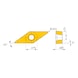 MITSUBISHI MATERIALS NP-VBGW160408FS2 BC8120 MITSUBISHI, WSP, Drehen, CBN - VBGW, Wendeschneidplatte, CBN, positiv - 2