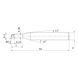 MITSUBISHI MATERIALS DC2XLBR0020N010 MITSUBISHI, VHM-Kugelkopffr&auml;ser &Oslash;0.4 mm - DC2XLB, VHM-Kugelkopffr&auml;ser - 2