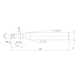 DC2XLBR0030N015 MITSUBISHI, VHM-Kugelkopffräser Ø0.6 mm - DC2XLB, VHM-Kugelkopffräser - 2