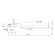 DC2XLBR0050N025 MITSUBISHI, VHM-Kugelkopffräser Ø1 mm - DC2XLB, VHM-Kugelkopffräser - 2