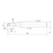 DC2XLBR0100N100 MITSUBISHI, VHM-Kugelkopffräser Ø2 mm - DC2XLB, VHM-Kugelkopffräser - 2