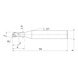 MITSUBISHI MATERIALS MP2SDBR0100 MITSUBISHI, VHM-Kugelkopffr&auml;ser &Oslash;2 mm - MP2SDB, VHM-Kugelkopffr&auml;ser - 2
