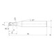 MITSUBISHI MATERIALS MP2SDBR0150 MITSUBISHI, VHM-Kugelkopffr&auml;ser &Oslash;3 mm - MP2SDB, VHM-Kugelkopffr&auml;ser - 2