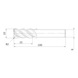 MITSUBISHI MATERIALS MPMHVRBD1000R200S08 MITSUBISHI, VHM-Schaftfr&auml;ser &Oslash;10 mm - MPMHVRB, VHM-Schaftfr&auml;ser - 2