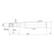 MITSUBISHI MATERIALS MPXLRBD0060R005N060 MITSUBISHI, VHM-Schaftfr&auml;ser &Oslash;0.6 mm - MPXLRB, VHM-Schaftfr&auml;ser - 2