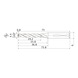 MITSUBISHI MATERIALS MMS0440L-DIN-C DP7020 MITSUBISHI, VHM-Bohrer &Oslash;4.4 mm - MMS04, VHM-Bohrer - 2
