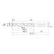 MITSUBISHI MATERIALS MMS0490L-DIN-C DP7020 MITSUBISHI, VHM-Bohrer &Oslash;4.9 mm - MMS04, VHM-Bohrer - 2