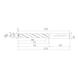 MITSUBISHI MATERIALS MMS1670S-DIN DP7020 MITSUBISHI, VHM-Bohrer &Oslash;16.7 mm - MMS16, VHM-Bohrer - 2