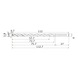 MITSUBISHI MATERIALS MNS0380-L15C TF15 MITSUBISHI, VHM-Bohrer &Oslash;3.8 mm - MNS, VHM-Bohrer - 2