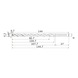 MITSUBISHI MATERIALS MNS0410-L20C TF15 MITSUBISHI, VHM-Bohrer &Oslash;4.1 mm - MNS, VHM-Bohrer - 2