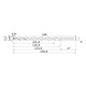 MITSUBISHI MATERIALS MNS0420-L25C TF15 MITSUBISHI, VHM-Bohrer &Oslash;4.2 mm - MNS, VHM-Bohrer - 2