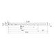 MITSUBISHI MATERIALS MNS0570-L12C TF15 MITSUBISHI, VHM-Bohrer &Oslash;5.7 mm - MNS, VHM-Bohrer - 2