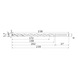 MITSUBISHI MATERIALS MNS0570-L30C TF15 MITSUBISHI, VHM-Bohrer &Oslash;5.7 mm - MNS, VHM-Bohrer - 2