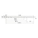 MITSUBISHI MATERIALS MNS0580-L10C TF15 MITSUBISHI, VHM-Bohrer &Oslash;5.8 mm - MNS, VHM-Bohrer - 2