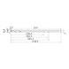 MITSUBISHI MATERIALS MNS0690X20DB TF15 MITSUBISHI, VHM-Bohrer &Oslash;6.9 mm - MNS, VHM-Bohrer - 2