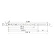 MNS0720-L10C TF15 MITSUBISHI, VHM-Bohrer Ø7.2 mm - MNS, VHM-Bohrer - 2