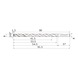 MITSUBISHI MATERIALS MNS0800L-DIN TF15 MITSUBISHI, VHM-Bohrer &Oslash;8.0 mm - MNS, VHM-Bohrer - 2