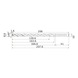 MITSUBISHI MATERIALS MNS0860-L15C TF15 MITSUBISHI, VHM-Bohrer &Oslash;8.6 mm - MNS, VHM-Bohrer - 2