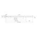 MITSUBISHI MATERIALS MNS0980-L20C TF15 MITSUBISHI, VHM-Bohrer &Oslash;9.8 mm - MNS, VHM-Bohrer - 2
