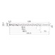 MITSUBISHI MATERIALS MNS1940S-DIN TF15 MITSUBISHI, VHM-Bohrer &Oslash;19.4 mm - MNS, VHM-Bohrer - 2