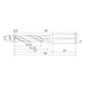 MITSUBISHI MATERIALS MPS1-0350-L12C DP1021 MITSUBISHI, VHM-Bohrer &Oslash;3.5 mm - MPS1-03, VHM Bohrer MPS1, LONG - 2