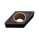 MITSUBISHI MATERIALS DCMT070204-MK MC5015 MITSUBISHI, WSP, Drehen, beschichtet - DCMT, Wendeschneidplatte, positiv - 1