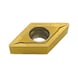 DCMT070202 MP3025 MITSUBISHI, WSP, Drehen, beschichtet, CERMET - DCMT, Wendeschneidplatte, positiv - 1