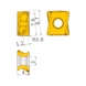 MITSUBISHI MATERIALS LOGU0904080PNFR-M TF15 MITSUBISHI, WSP, Fr&auml;sen, unbeschichtet - LOGU, Fr&auml;swendeschneidplatte, unbeschichtet - 2