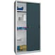 Armoire à porte couliss H x L x P 1950 x 1000 x 400&nbsp;mm ac portes en tôle pleine - Armoires à porte coulissante en tôle pleine, hauteur 1950 mm - 1