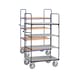 FETRA shelf trolley 8302 load area 1000x700 mm with 4 shelves - Shelf trolley with 4 load areas - 2
