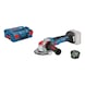 BOSCH Akku-Winkelschleifer GWX 18V-10 SC X-Lock Scheibendurchmesser 125 mm