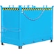 Flap bottom container FB 2000, LxWxH 1040x1845x1445 mm RAL 5012 - Flap bottom container - 1