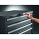 93.102.590 LISTA, ESD Schubladenschrank 18x27E (BxTxH) 411x572x533xmm KEY Lock RAL7035 - "ESD Schubladenschrank, 4 Schubladen" - 2