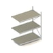 META MINI-RACK Et. gde port. ht. 2 200mm ét. supp. pann. bois aggl.1 800x1 050mm - Etagères à grande portée MINI RACK - 3