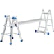 ATORN Plancha de aluminio telesc&oacute;pica 226-400 cm - Accesorios: tabl&oacute;n telesc&oacute;pico de aluminio para la construcci&oacute;n de andamios - 2