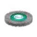 LESSMANN brosse rotative avec fil ondulé, 355362, poils en fil en acier inox. - Brosse rotative avec fil ondulé - 1