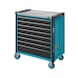 HAZET tool trolley Assistant 179NXL-8 blue with 8 fully extending drawers - Tool trolley HAZET Assistant model 179NXL - 2