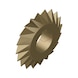 ORION double equal angle milling cutter HSS DIN 847 60 size 63.0 x 14 x 22 mm - Double equal angle milling cutter HSS - 2