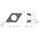 DCMT11T308-FS MP9025 MITSUBISHI, WSP - Drehen, positv - DCMT, Wendeschneidplatte, positiv - 2