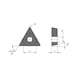 MITSUBISHI MATERIALS TCMT16T308-MM MC7115 MITSUBISHI, WSP - Drehen, positv - TCMT, Wendeschneidplatte, positiv - 2