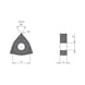 MITSUBISHI MATERIALS WNMG060404-LM MC7115 MITSUBISHI, WSP - Drehen, negativ - WNMG, Wendeschneidplatte, negativ - 2