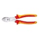 GEDORE VDE diagonal cutters 180 mm insulated sheath 1550993 - Side cutter - 1