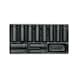 GEDORE Socket set 1/2 inch in 1/3 ES module 12-piece 1640836 - Socket wrench set - 1