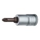 GEDORE screwdriver bit insert 3/8 inch cross recess PZ 3 1640984 - Hexagon socket screwdriver - 1