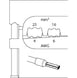 GEDORE modular insert for wire end ferrules 16/25mm 1830619 - Crimping pliers - 1